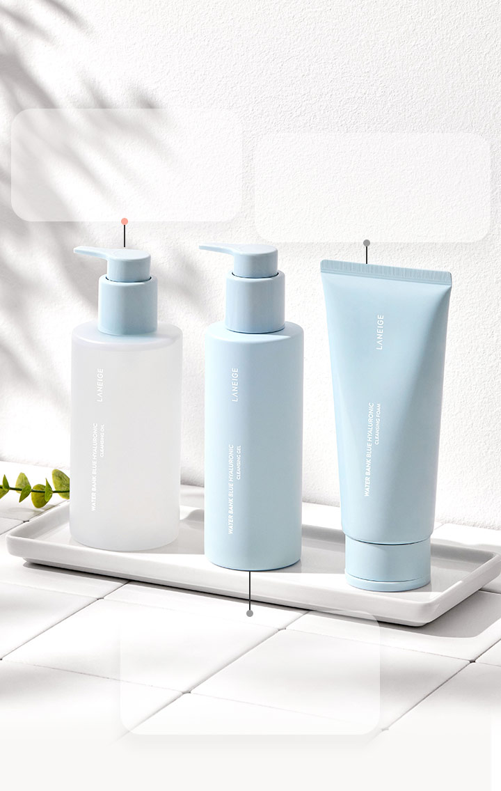 Water Bank Blue Hyaluronic Cleansing Line